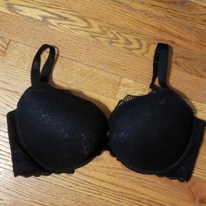 NWOT Torrid Black Lace Padded Bra 38G